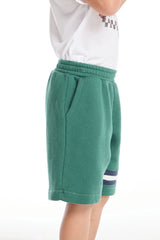 Chaser Cozy Beach Boys Broccolini Shorts in Broccolini