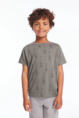 Chaser Electric Guitars Boys Tee in Safari
