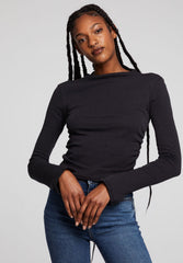 Chaser Hailey Licorice Long Sleeve