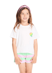 Chaser Heart & Wings Tee in White