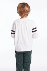 Chaser Kids Chill Snowman Long Sleeve in White