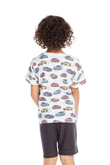 Chaser Kids Fast Car Tee in White