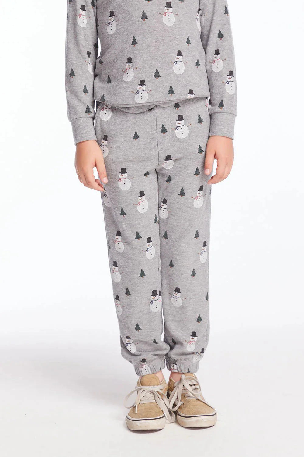 Chaser Kids Snow Daze Joggers in Heather Gray