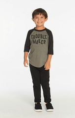 Chaser Kids Trouble Maker Jersey Top in Safari
