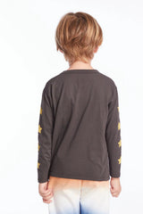 Chaser Kids Willie Nelson 77 Tour Tee in Vintage Black