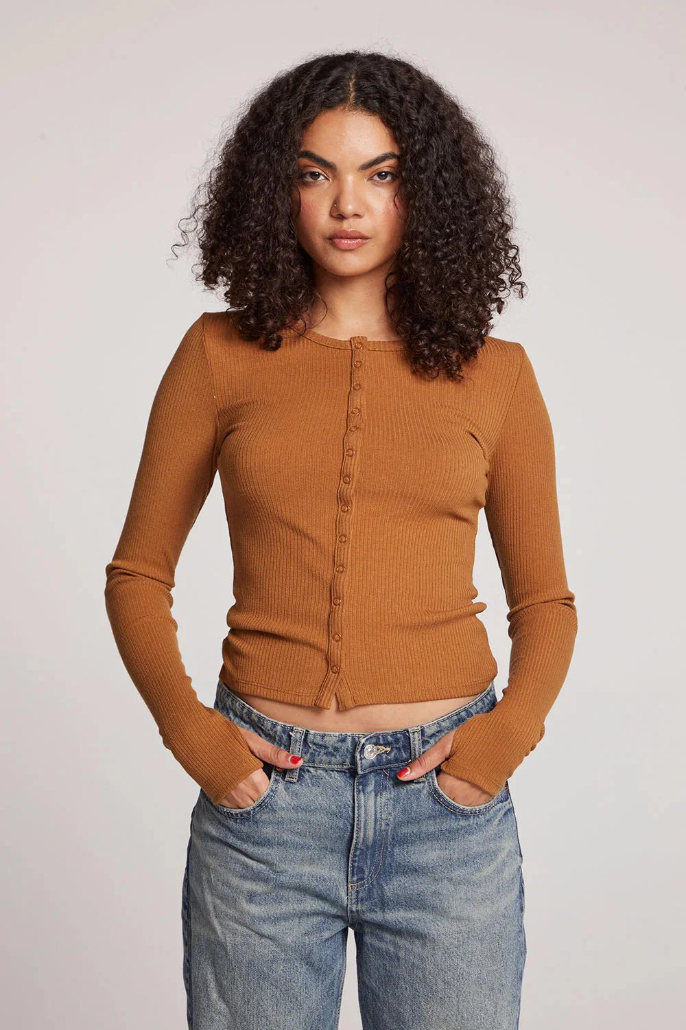 Chaser Laurel Cardigan in Coco Brown