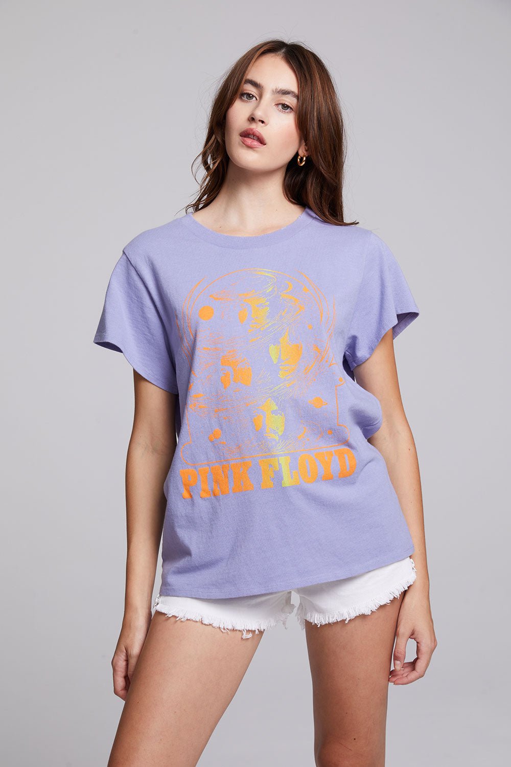 Chaser Pink Floyd Outer Space Tee in Violet