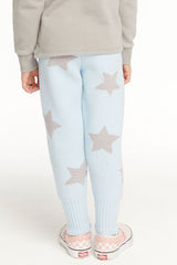 Chaser Rib Panel Leggings in Lake Star