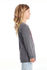 Chaser Rolling Stones Rock & Roll Logo Raglan Pullover