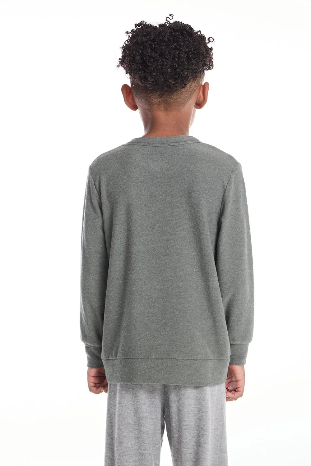 Chaser Scribble Bolt Boys Long Sleeves in Safari