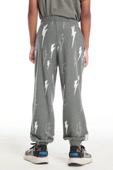 Chaser Scribble Bolt Pants in Safari
