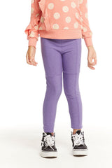 Chaser Seamed Panel Leggings in Veronica Purple