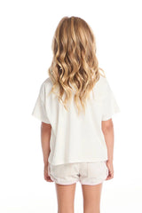 Chaser Willie Nelson Rose Of Texas Tee in Starry White