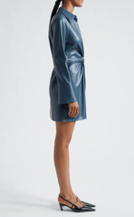 Cinq A Sept Vegan Leather McKenna Dress in Nightfall