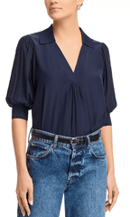 Cinq A Sept Weldon Top in Navy