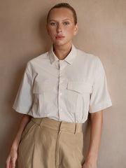 Cissa The Safari Shirt in Shell