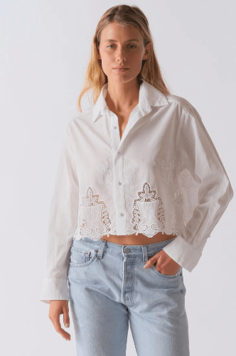 Cissa The Shorty Shirt in Vintage Lace