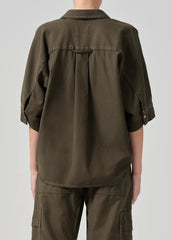 Citizen of Humanity Claire Origami Shirt in Costes