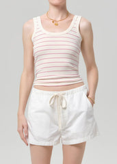 Citizen of Humanity Faye Tank In Raspberry Stripe