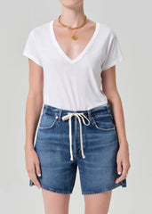 Citizen of Humanity Hara V Neck Tee in White