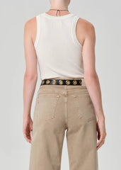 Citizen of Humanity Isabel Rib Tank In Dune