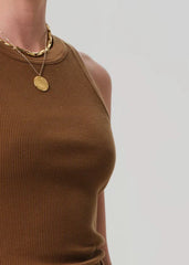 Citizen of Humanity Isabel Rib Tank in Manuka