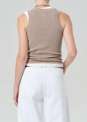 Citizen of Humanity Isabel Rib Tank In Sandatlas