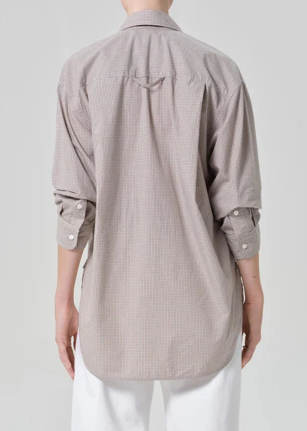 Citizen of Humanity Kayla Shirt in Cardiff Plaid