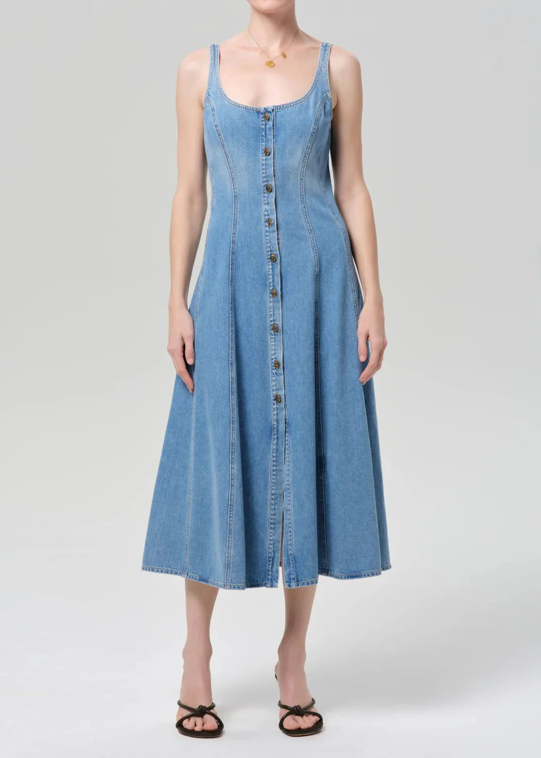 Citizen of Humanity Noa Seamed Dress In Lapis