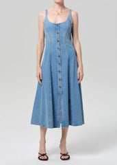 Citizen of Humanity Noa Seamed Dress In Lapis