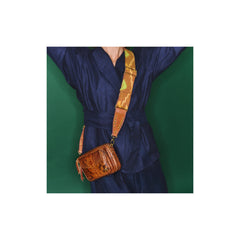 Claris Virot Baby Charly Bag in Moka Python
