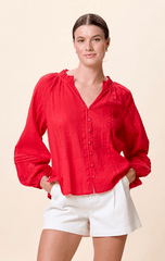 Cleobella Alicia Blouse in Gogi Berry