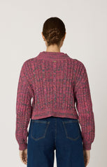 Cleobella Amor Sweater in Dark Rose Multi