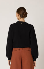 Cleobella Emory Sweater in Mariposa Black