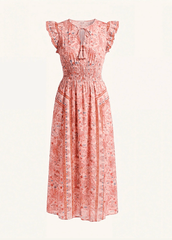 Cleobella Jonni Ankle Dress in Dahlia
