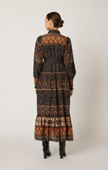 Cleobella Lucy Ankle Dress in Zocalo Print