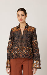 Cleobella Moria Blouse in Zocalo Print