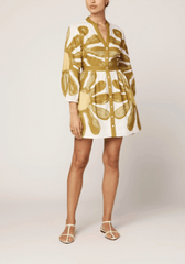 Cleobella Noor Mini Dress in Floral Placed Print