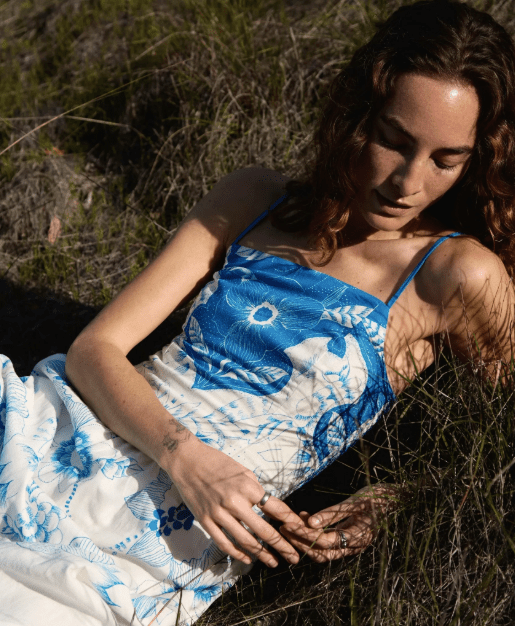Cleobella Renee Ankle Dress in Celestia