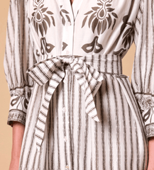 Cleobella Tavia Ankle Dress in Sable Print