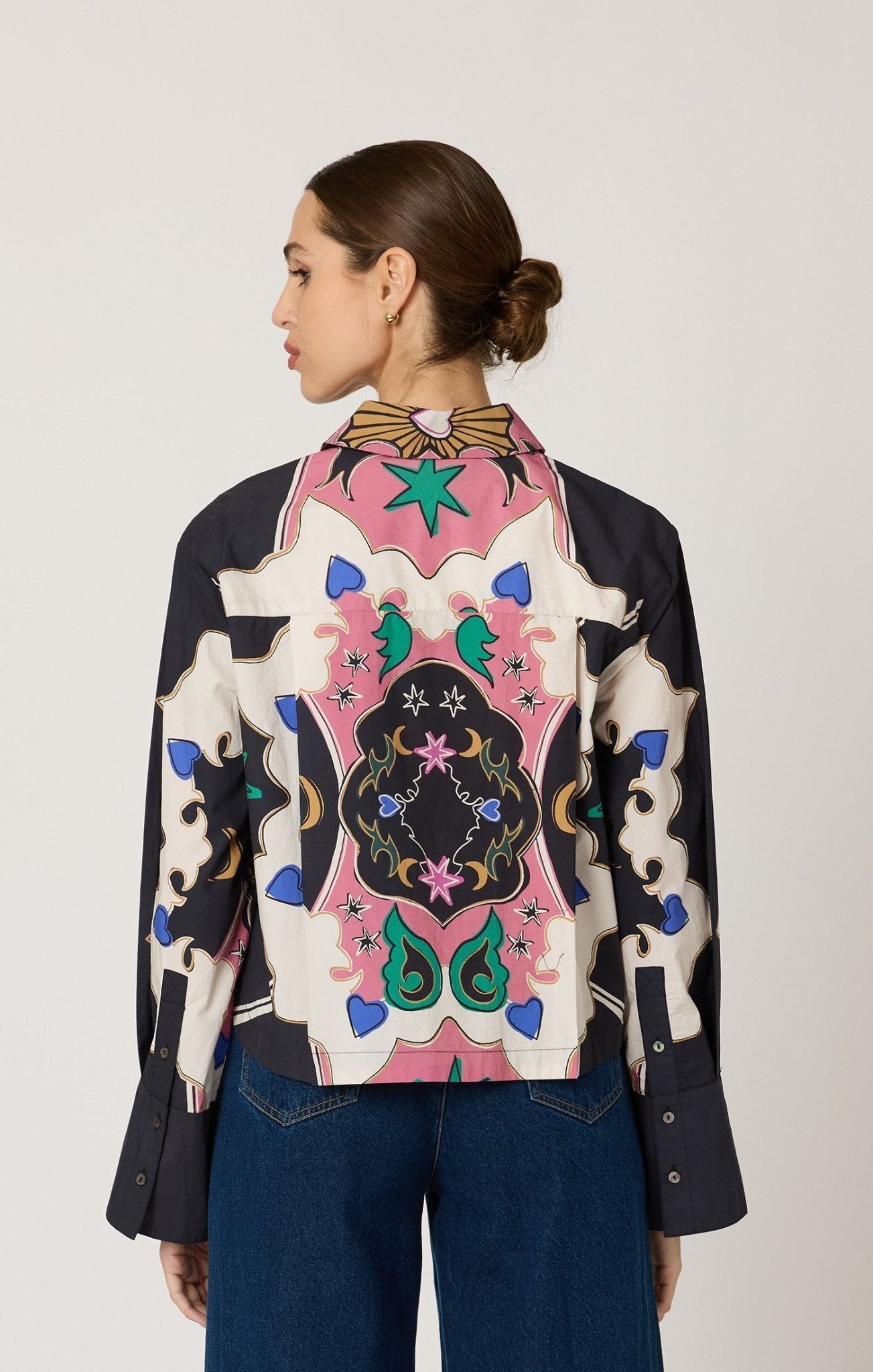 Cleobella Zoya Blouse in Estelar Print