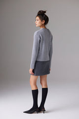 Colorush Dulce Rib Crew in Smokey