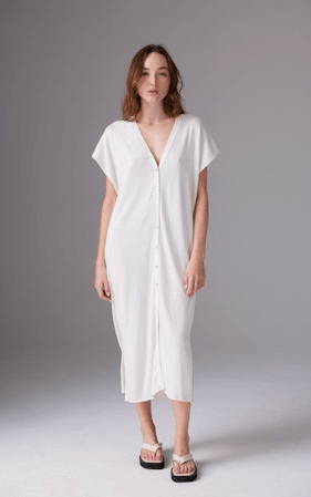 Colorush Kelly Kimono Dress in White