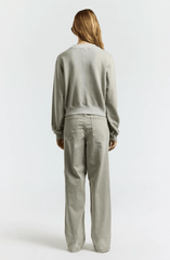 Cotton Citizen Milan Crew Sweatshirt in Vintage Chalk