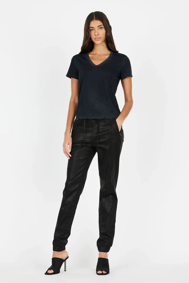 Cotton Citizen Standard V-Neck in Vintage Black