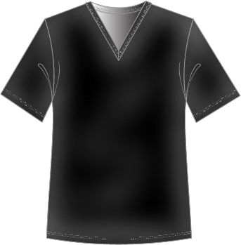 Cotton Citizen Standard V Neck in Vintage Black