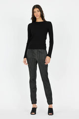 Cotton Citizen Verona Crew Shirt in Jet Black