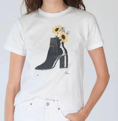 Cpress Studio Growing Mushie Tee in White