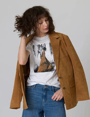 Cpress Uphill Battle Mushie Tee in Worn White