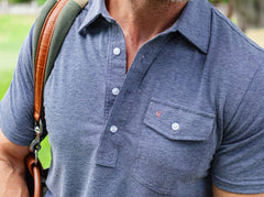 Criquet Performance Players Shirt in Midnight